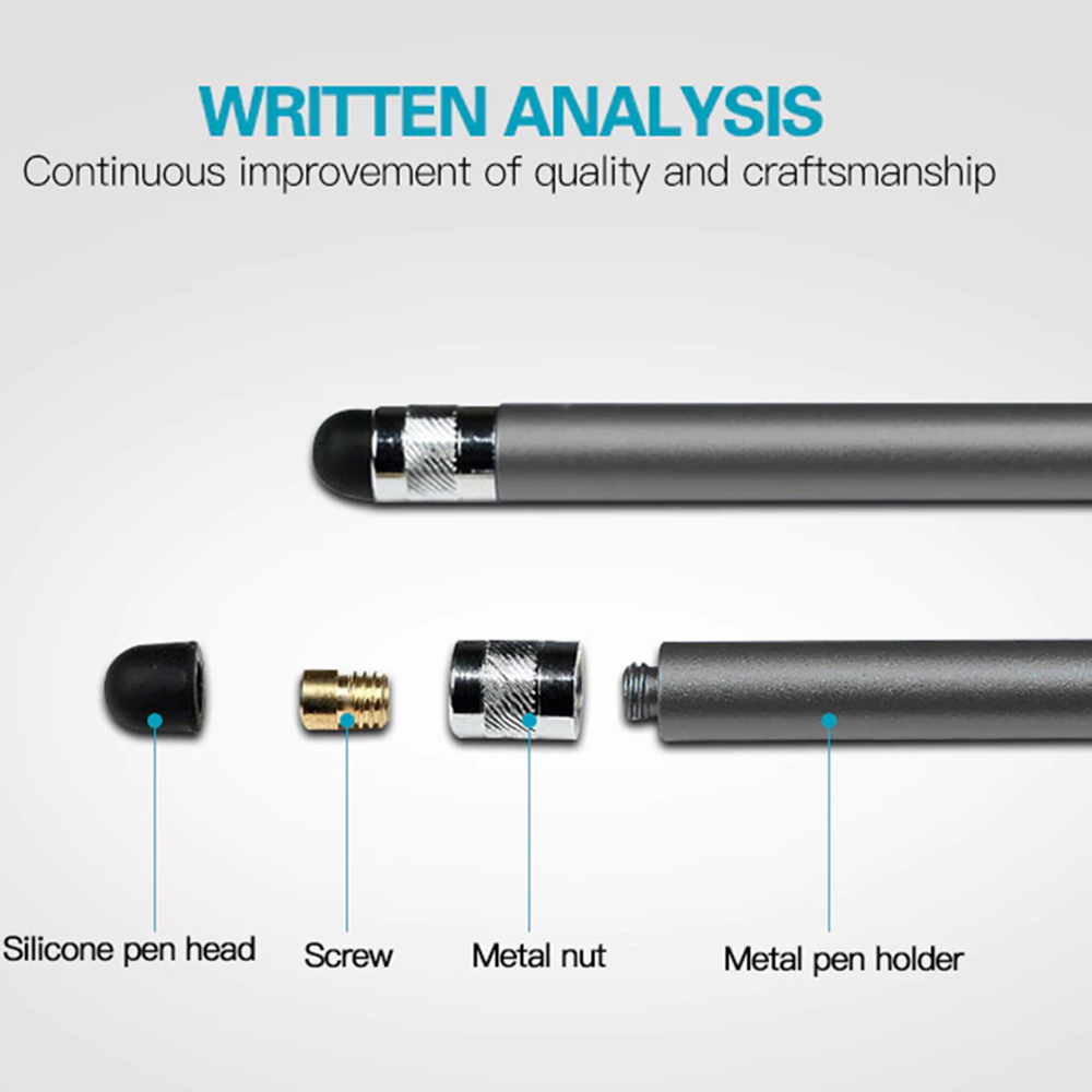 Techsuit (JC01) univerzalna stylus pero - Temno Modra
