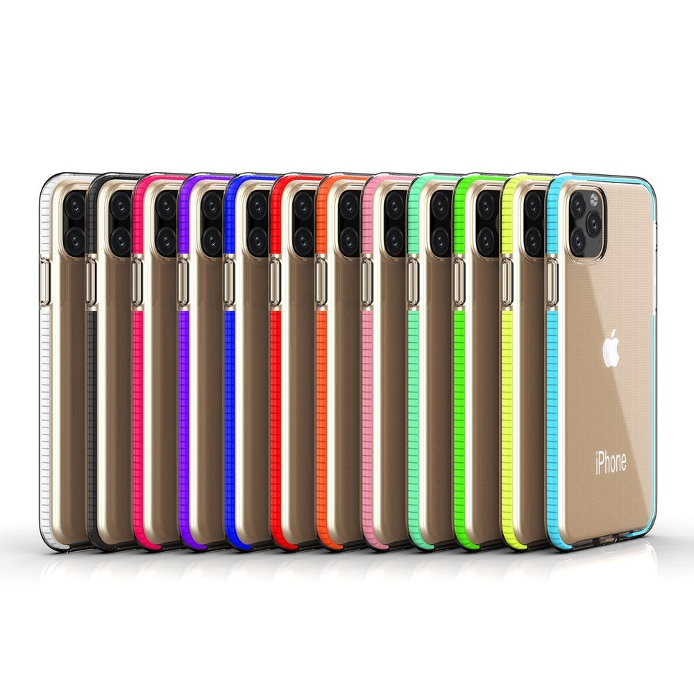 Ovitek Spring clear TPU za Apple iPhone 11 Pro - Turkizna