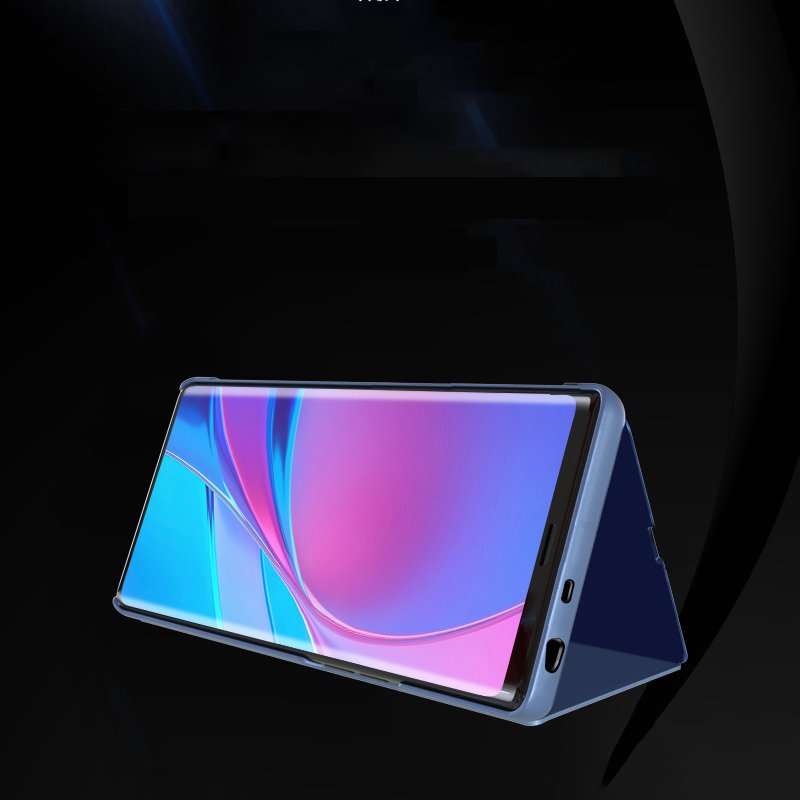 Clear View ovitek za Xiaomi Redmi Note 9T 5G - Modra