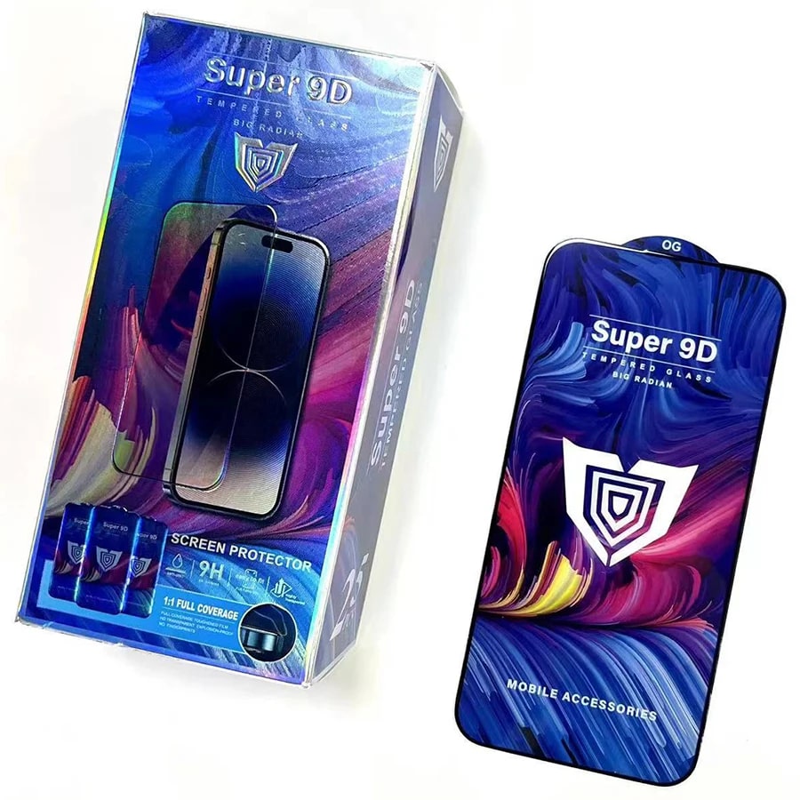 Zaščitno steklo 9D Super za Realme 11 - Črna