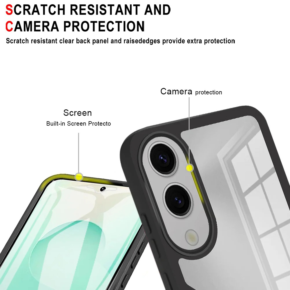 Ovitek Techsuit ColorVerse + zaščitna folija za Samsung Galaxy S25 Edge – Roza