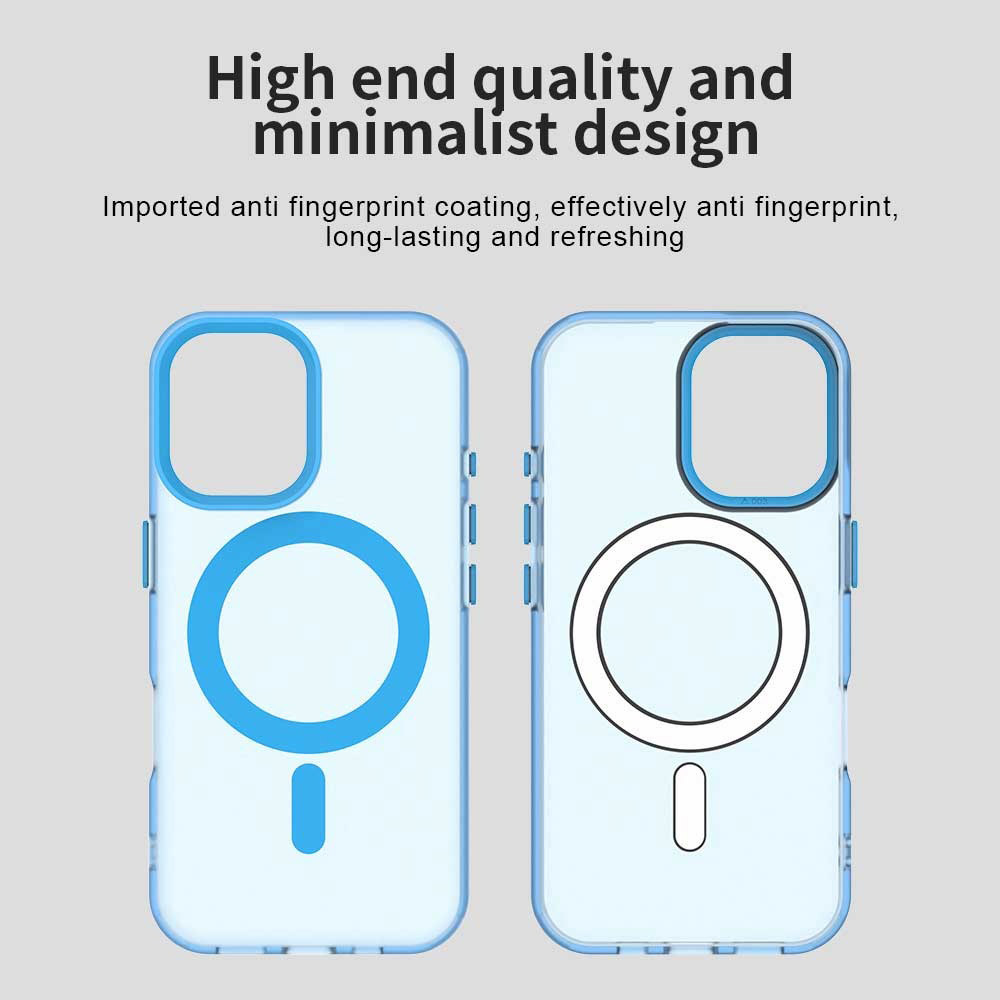 Techsuit - CandyCase MagSafe ovitek za Apple iPhone 17 - Modra