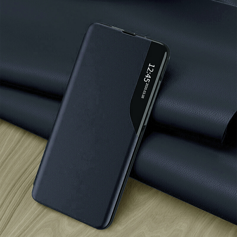 Elegantna knjigovska torbica View Case za Xiaomi Redmi Note 13 - Temno modra