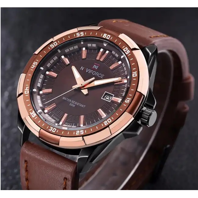 Ura NAVIFORCE PE-29588 - Rjava / Črna
