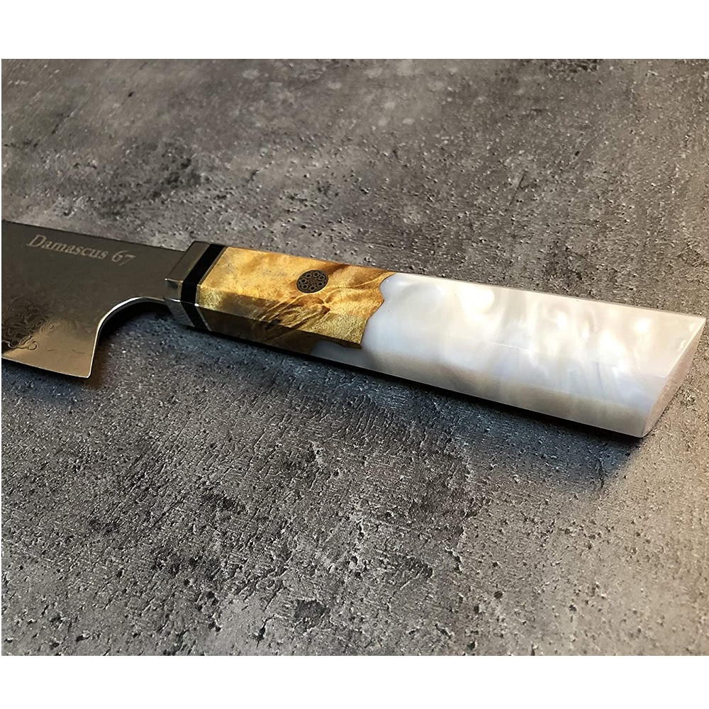 Damask kuhinjski nož IS-29414 - temno zelen