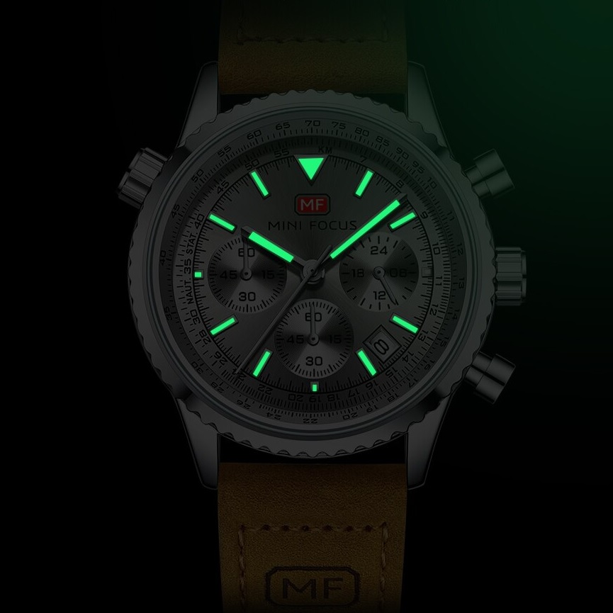 Ura Mini Focus OT-23892 - Rjava / Srebrna / Zelena