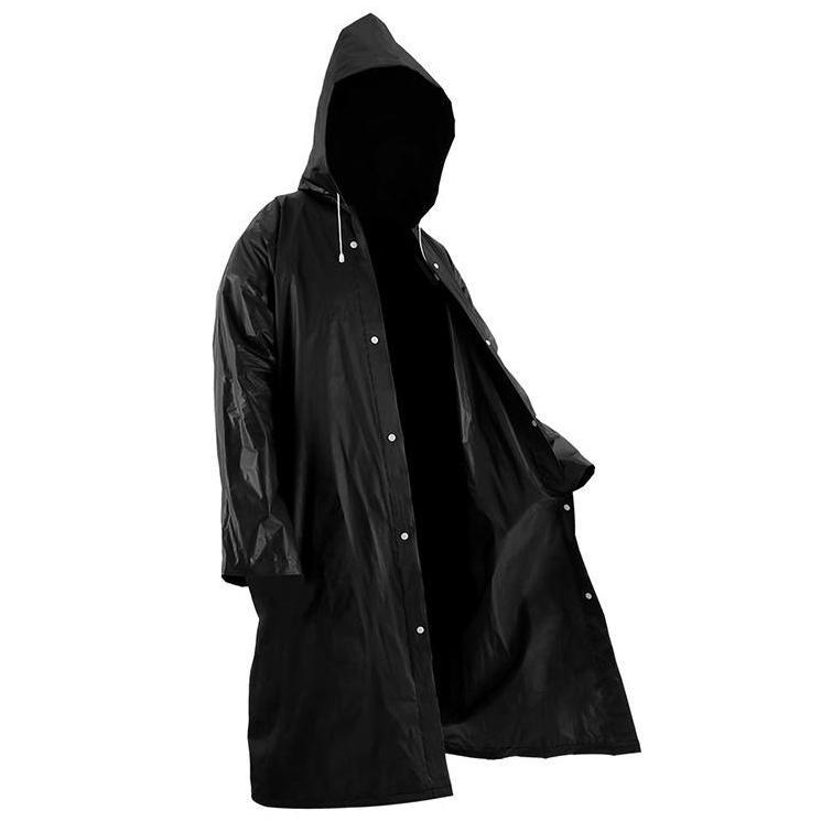 Nepremočljiv Plašč RC - 40459 - Črna / Univerzalna Velikost