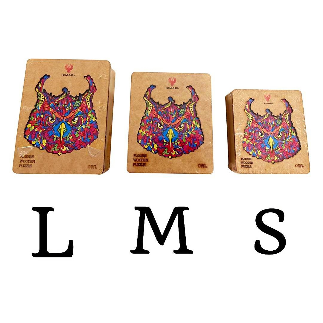 Lesene puzzle - Owl / L