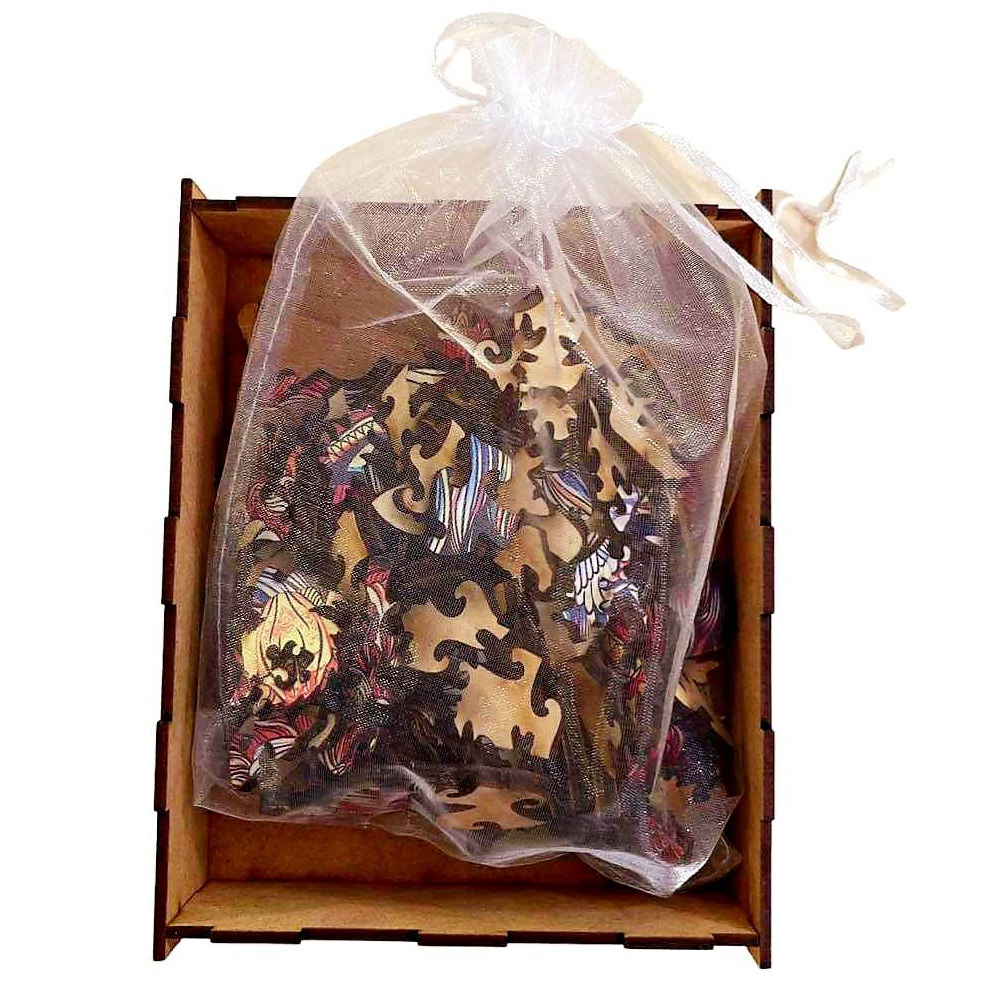 Lesene puzzle - Tiger / L