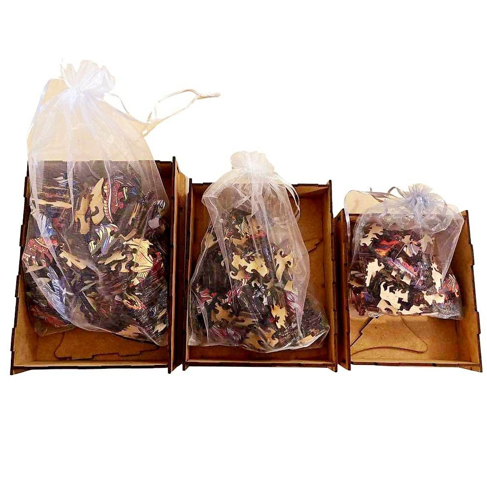 Lesene puzzle - Tiger / L