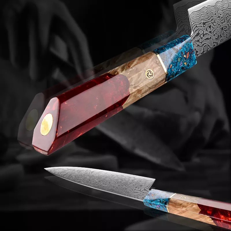 Damaskast kuhinjski nož SA-20092 - Kiritsuke / Bel