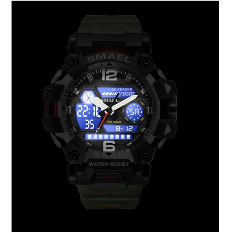 Ura SMAEL GR-29426 - Zelena